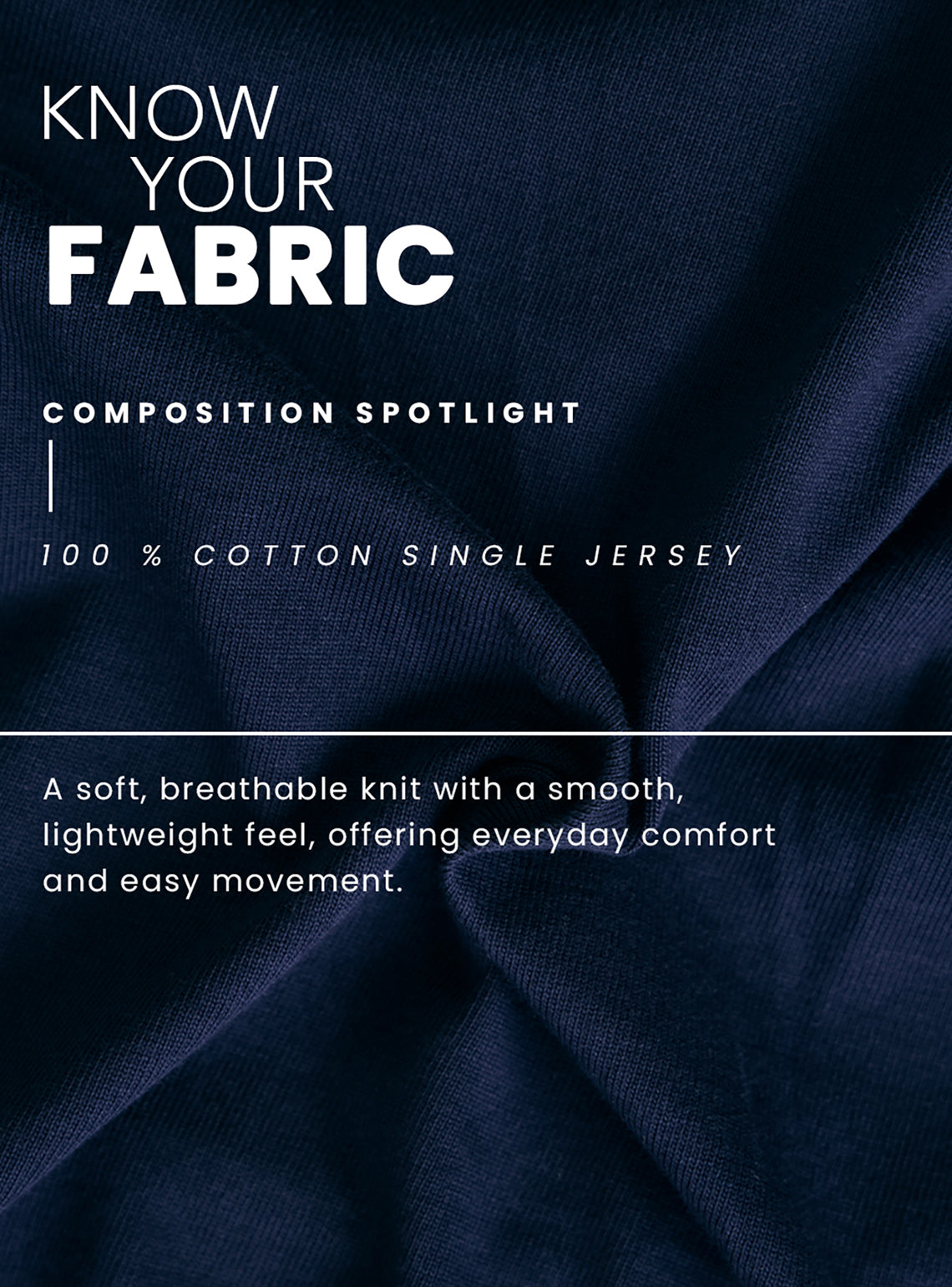 Deep Navy Cotton Sweatshirt