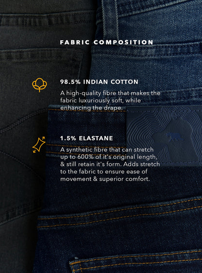 Opal Green Cotton Blend Jeans