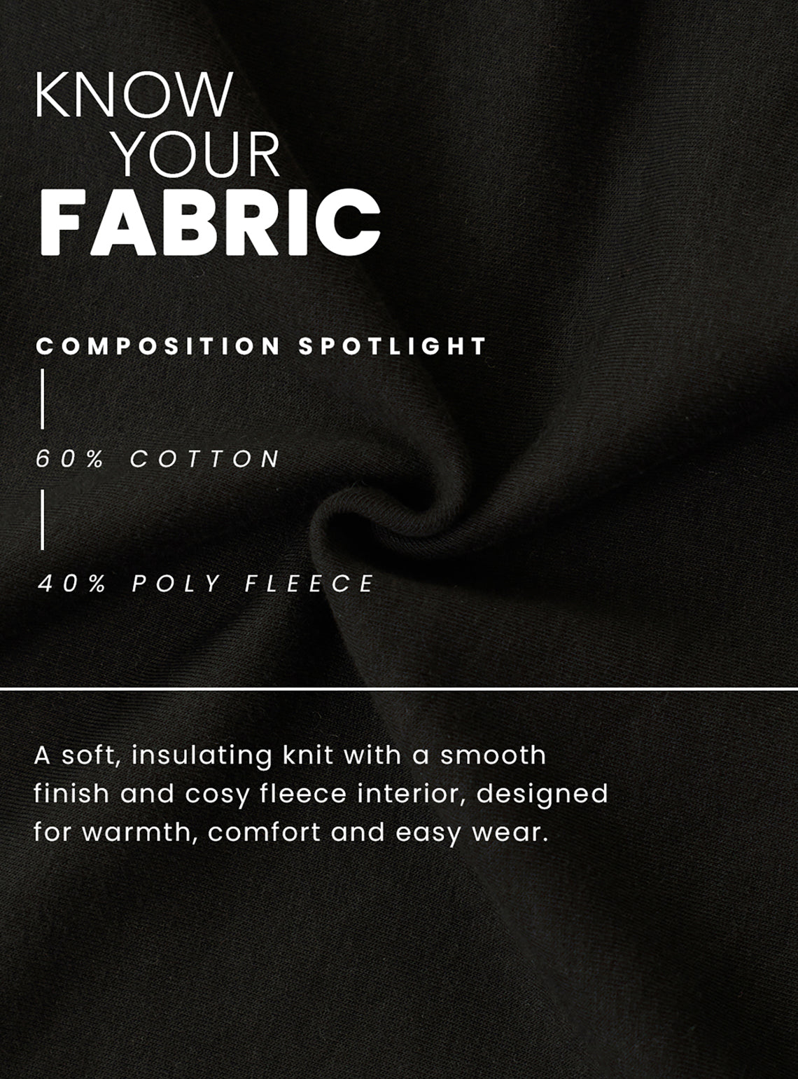 Nightfall Black Fleece Jogger