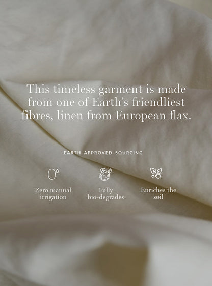 Almond Beige Linen Trousers