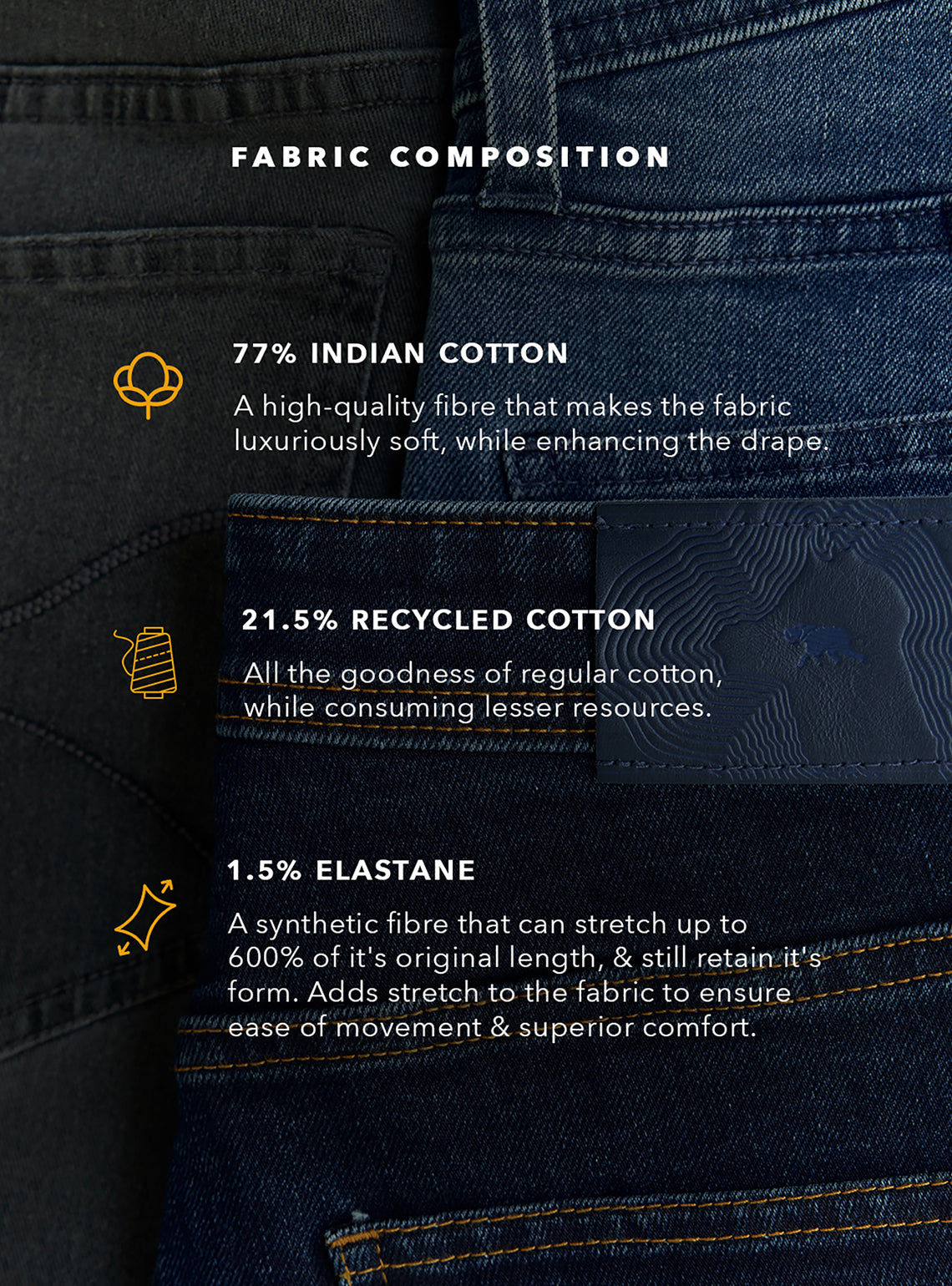 Camelot Burgundy Cotton Blend Jeans