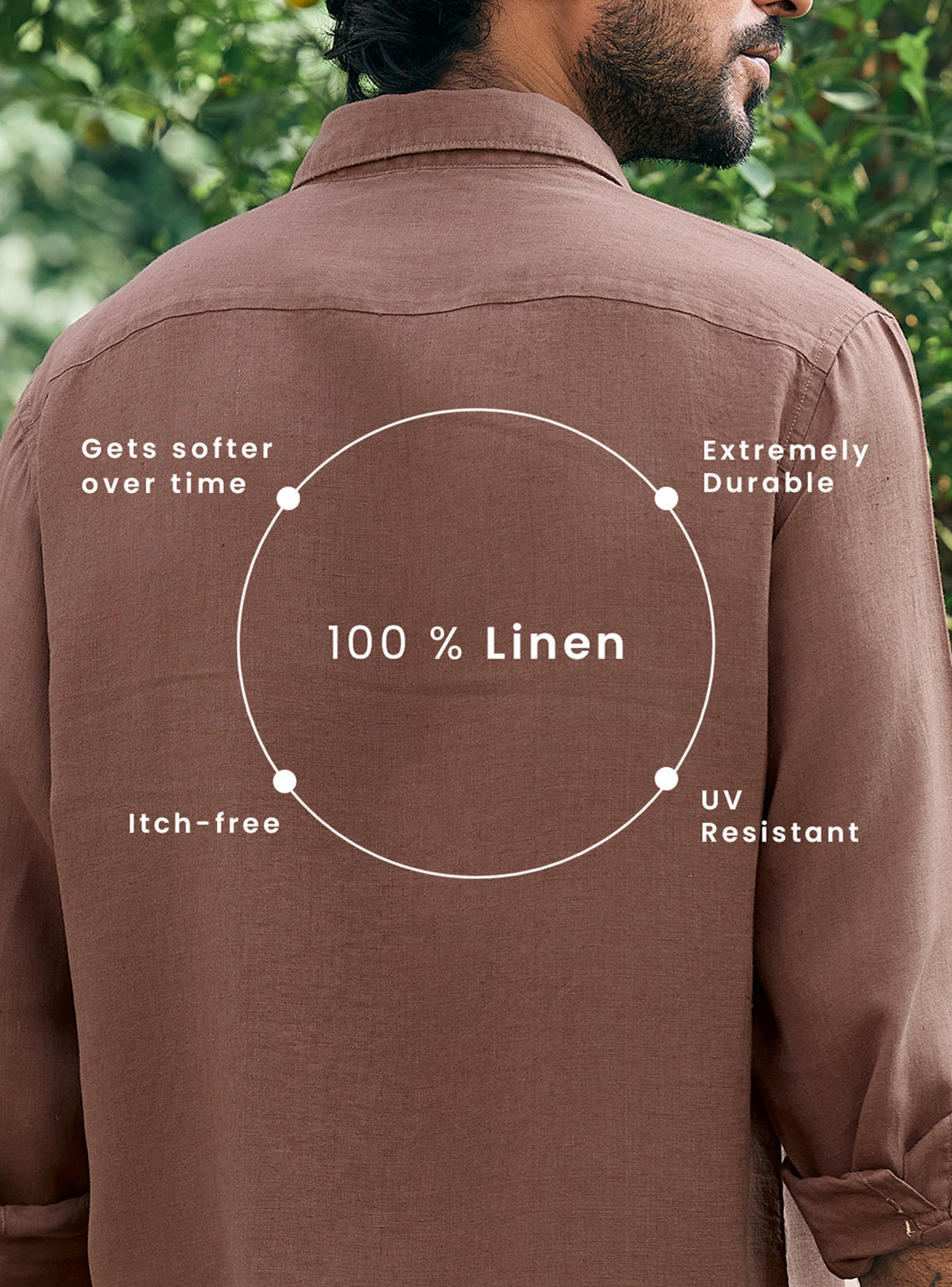 Light Wood European Linen Shirt