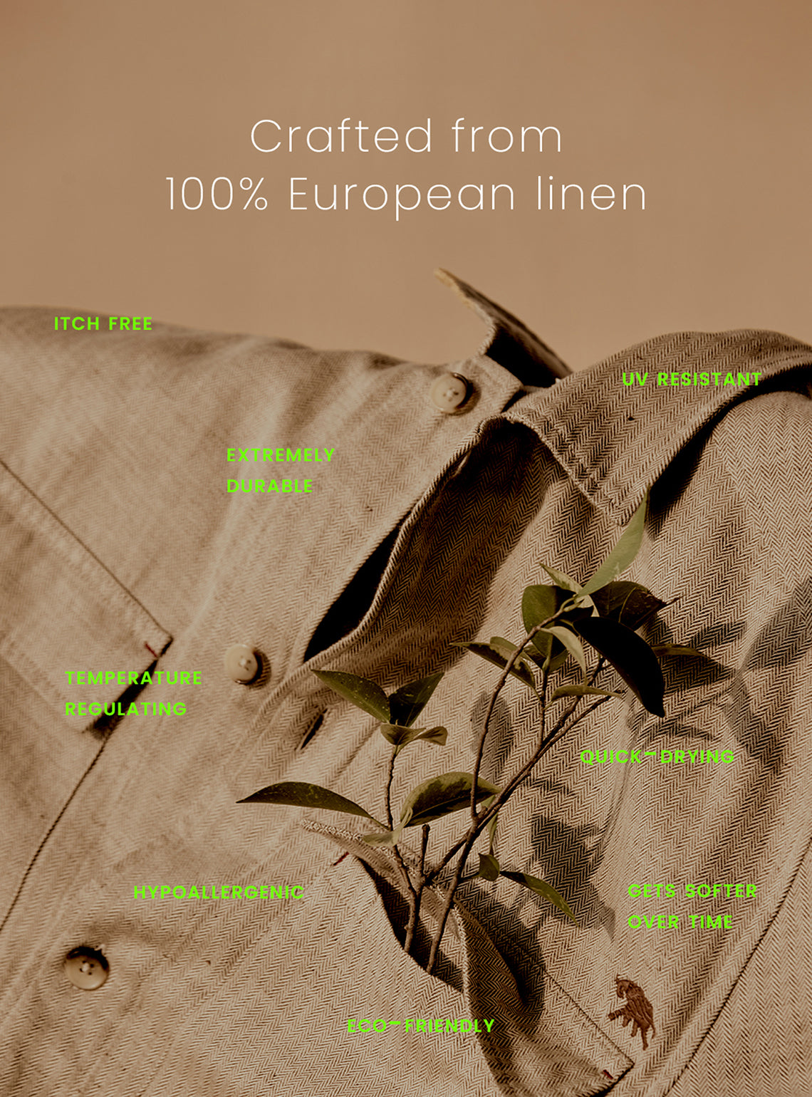 Port Navy Linen Check Shirt