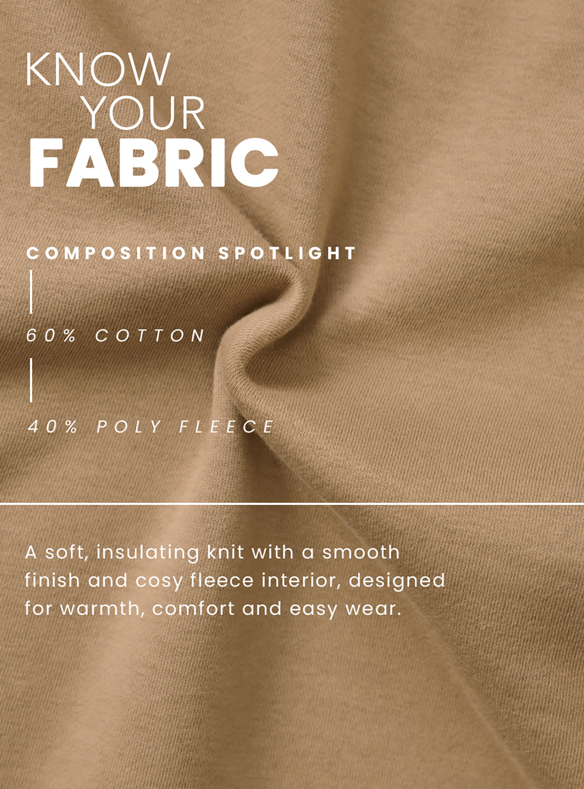 Oat Khaki Fleece Sweatshirt