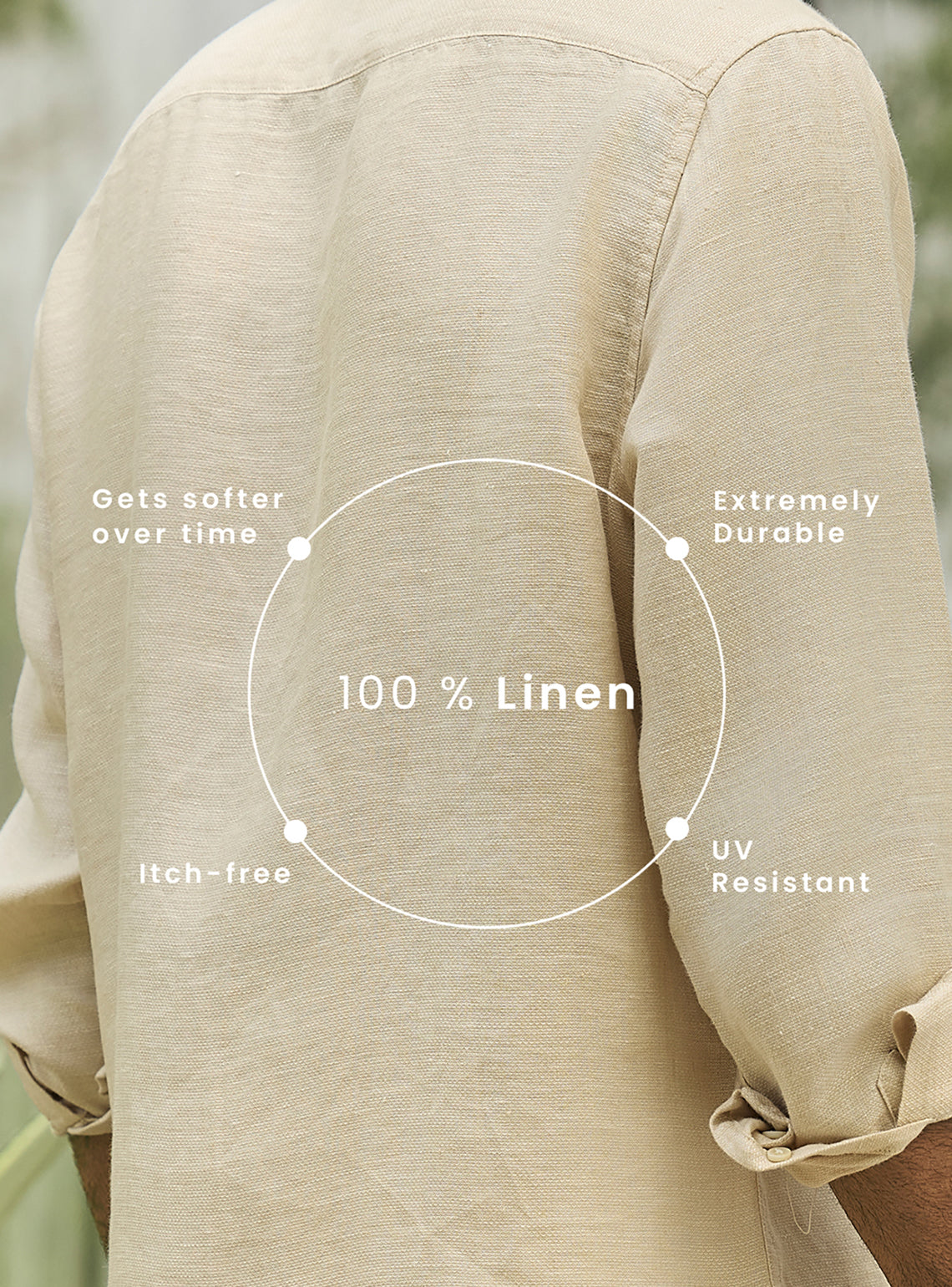 Sun Yellow European Linen Shirt