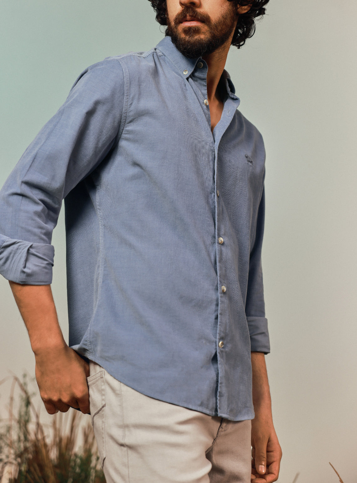River Blue Corduroy Shirt