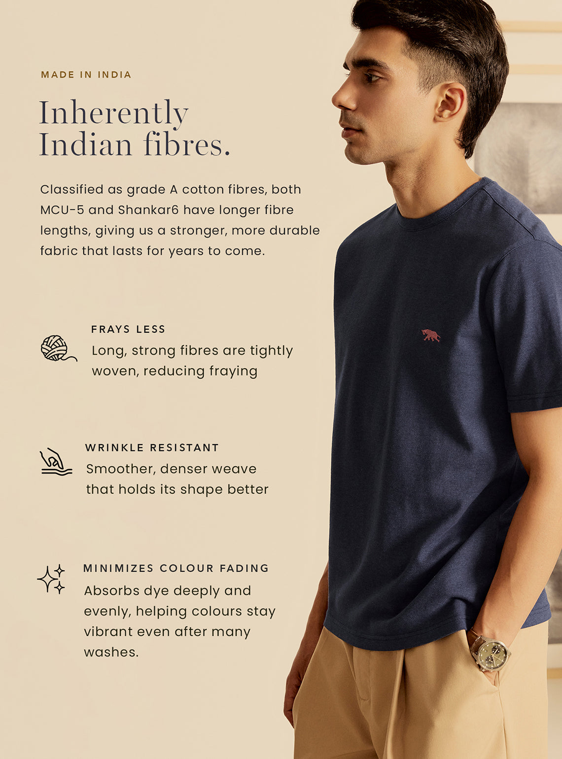 Light Sage Cotton Textured Polo