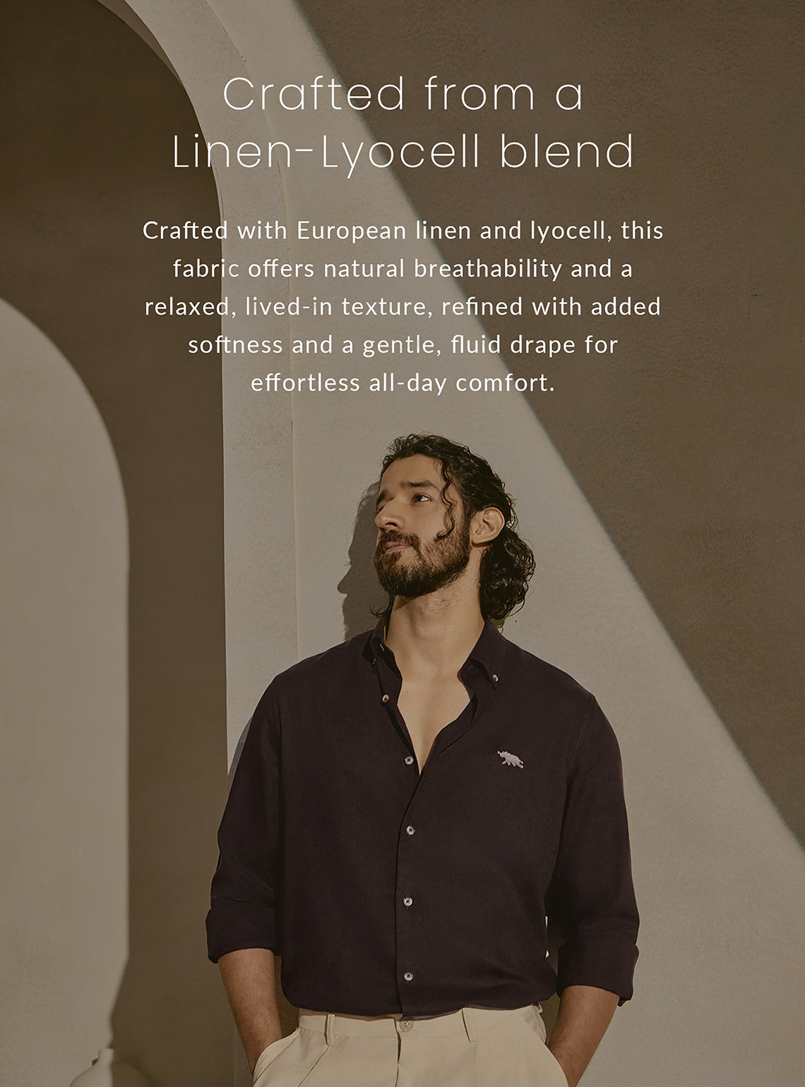 Drift Brown Linen Shirt