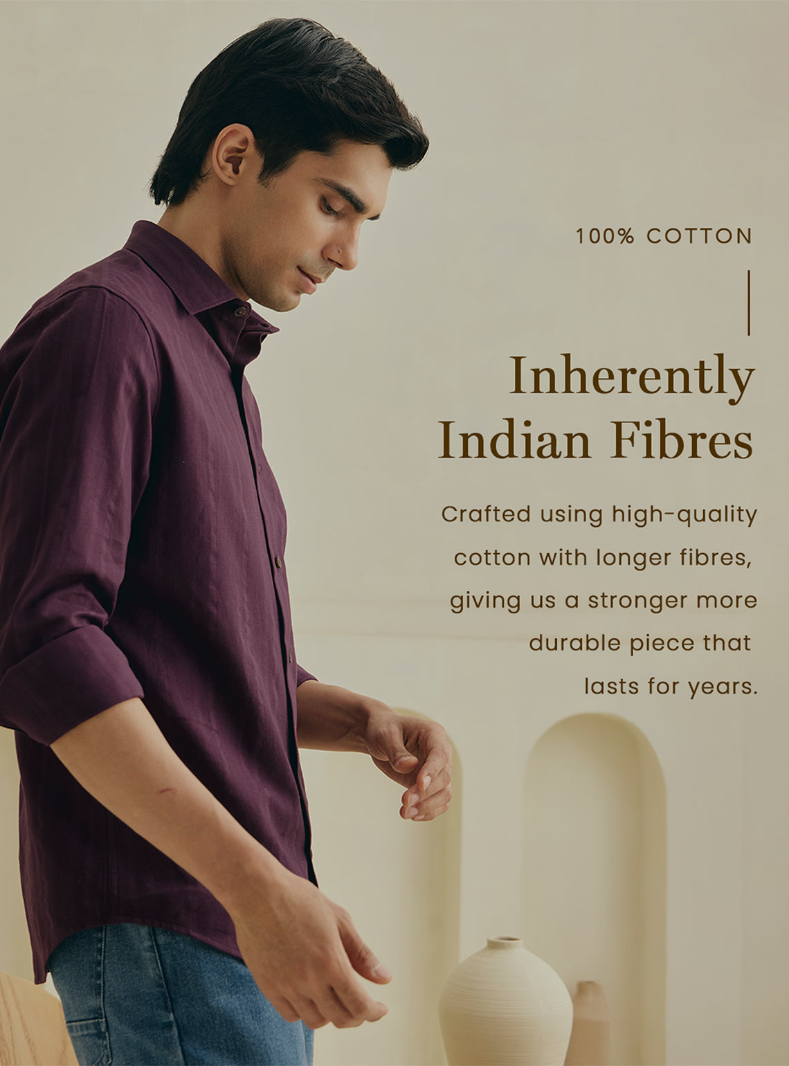Buttermilk White Cotton Shirt