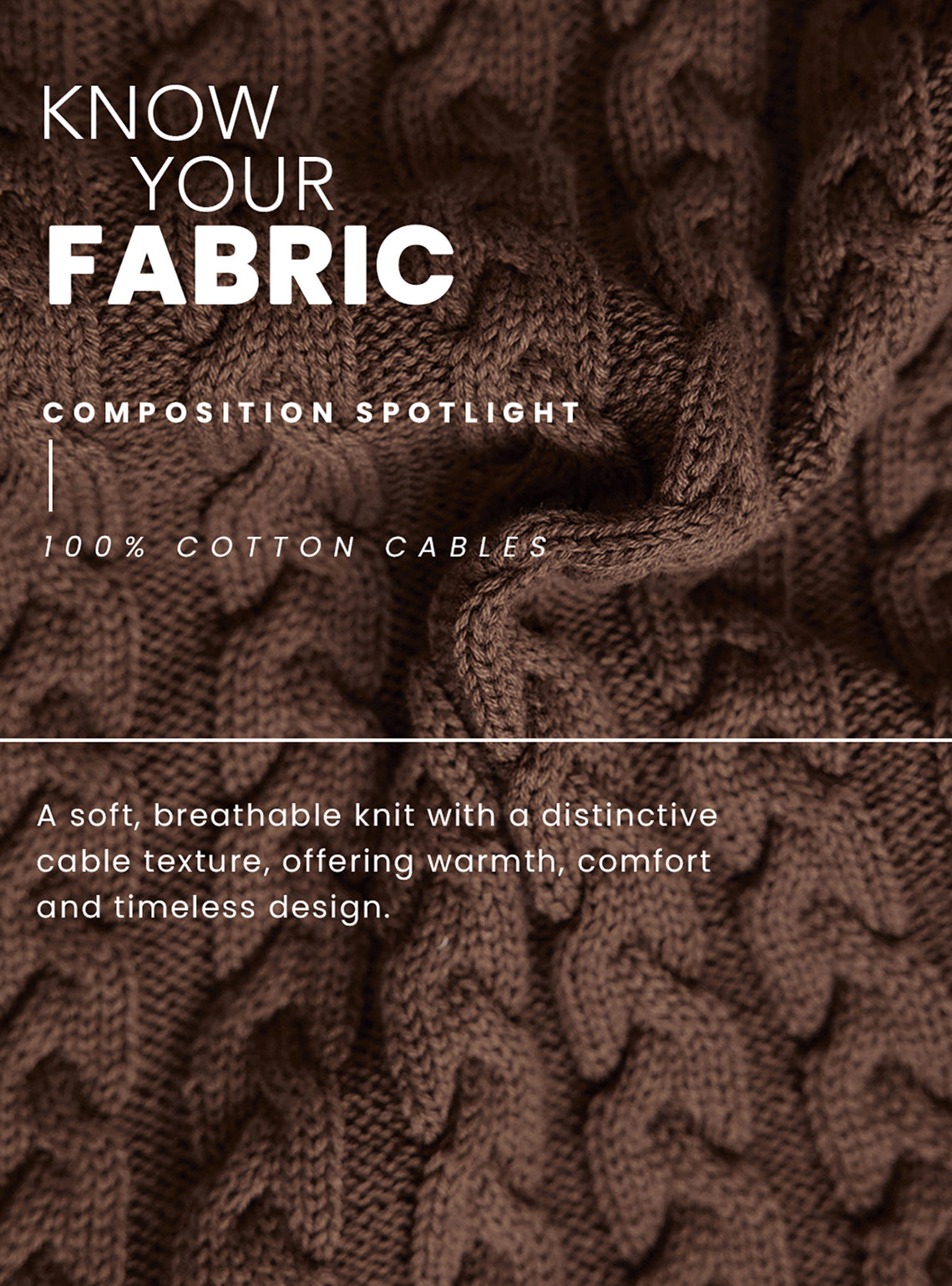 Earthy Brown Cotton Pullover