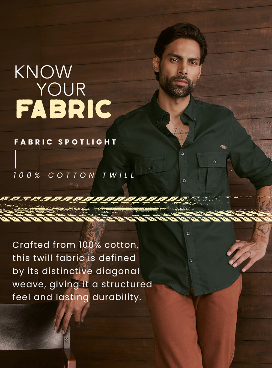 Trail Green Explorer Cotton shirt