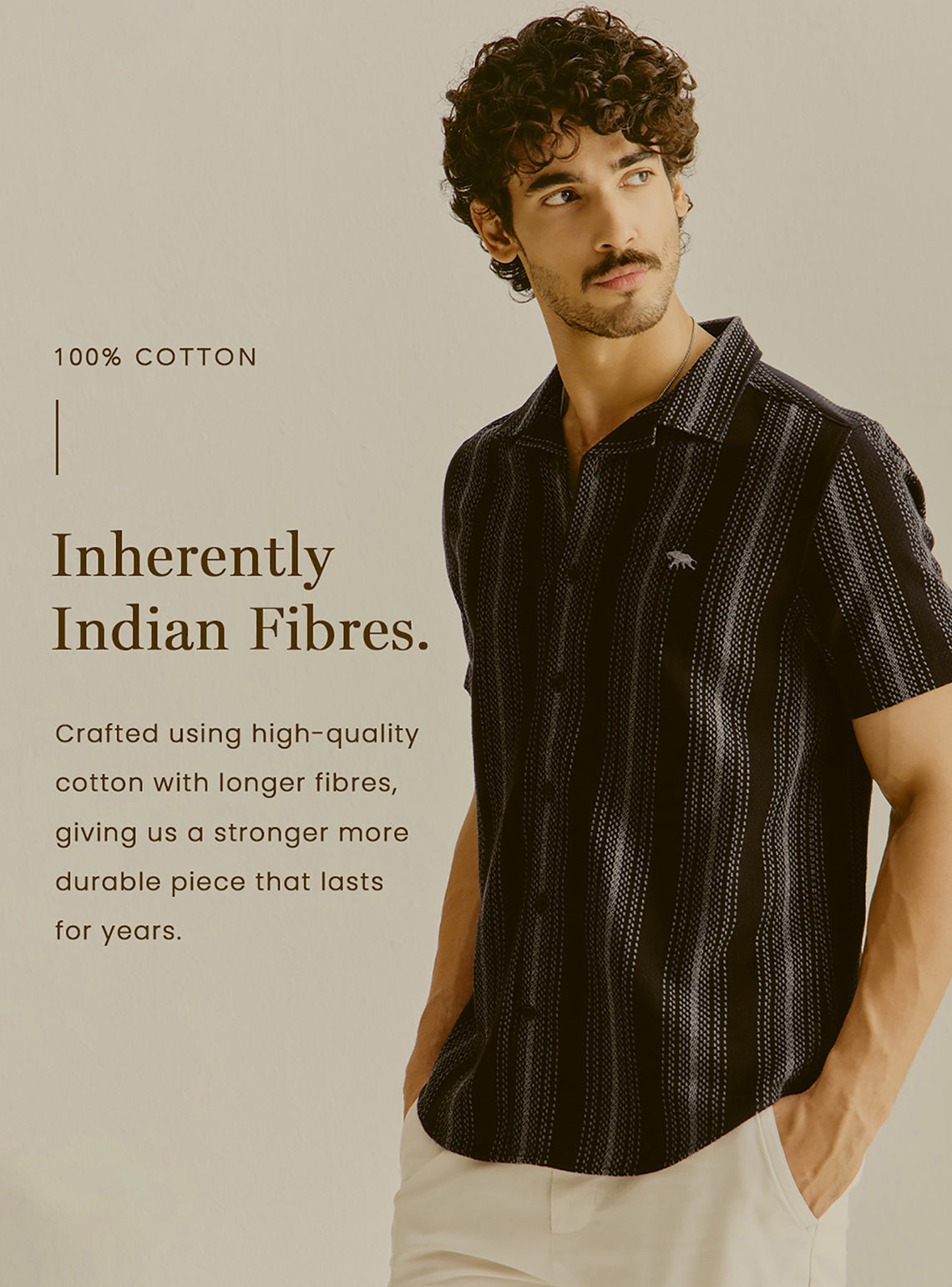 Hydra Off-White Cotton Stripe Shirt