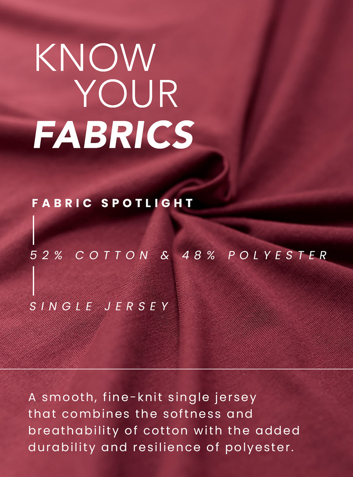 Nightcap Burgundy Cotton Blend Crewneck