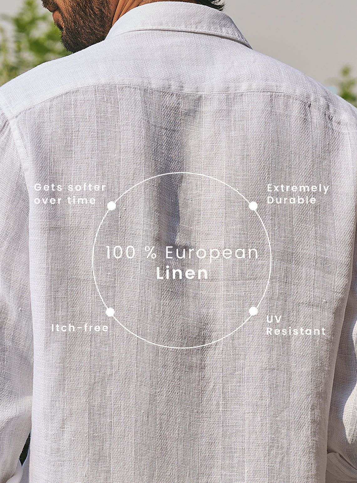 White Tide European Linen Shirt