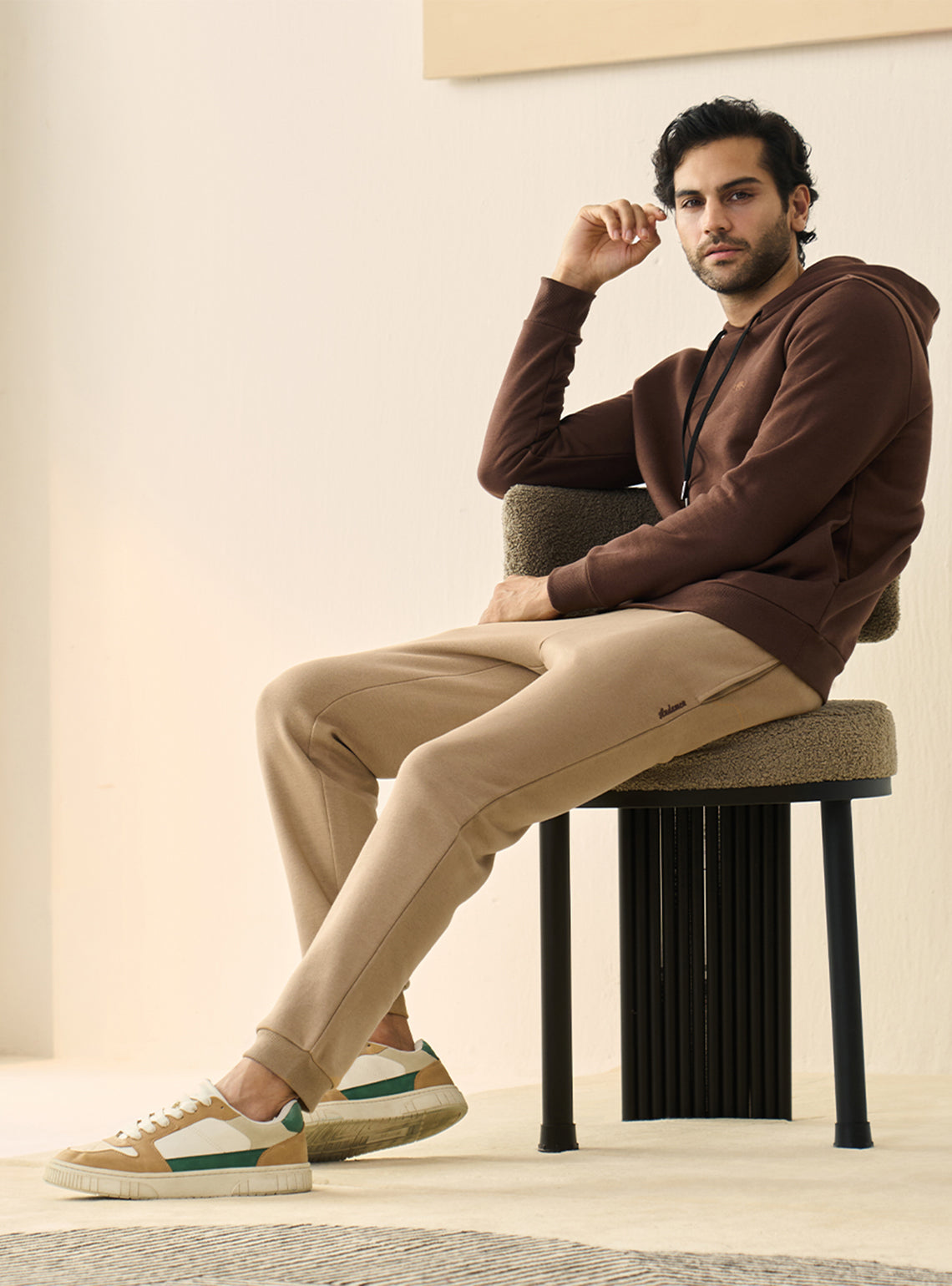 Oat Khaki Fleece Jogger