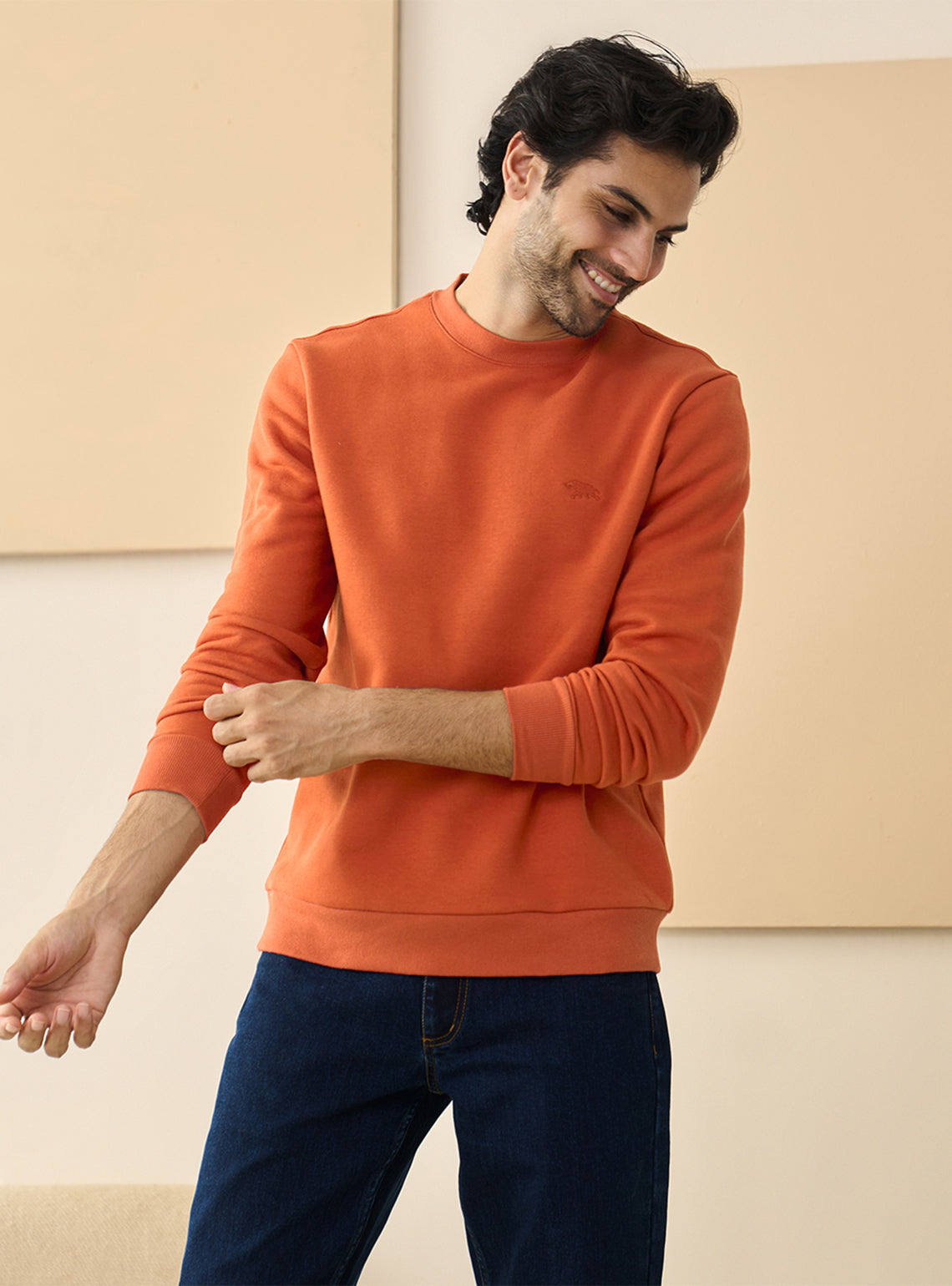 Ember Rust Fleece Sweatshirt