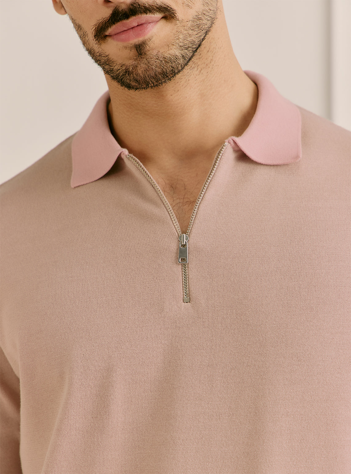Terrian Khaki Cotton Knit Polo