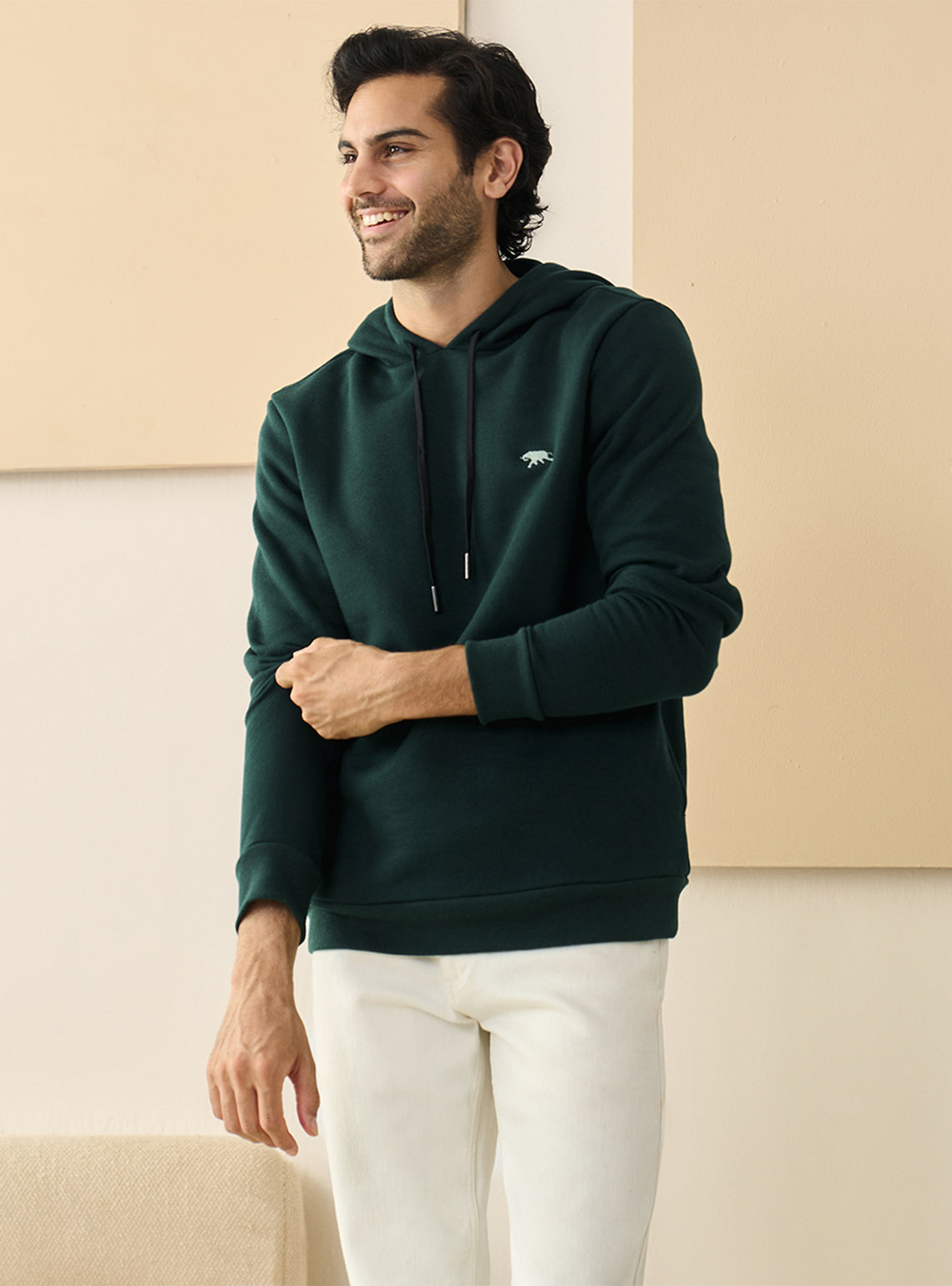 Winter Green Fleece Hoodie