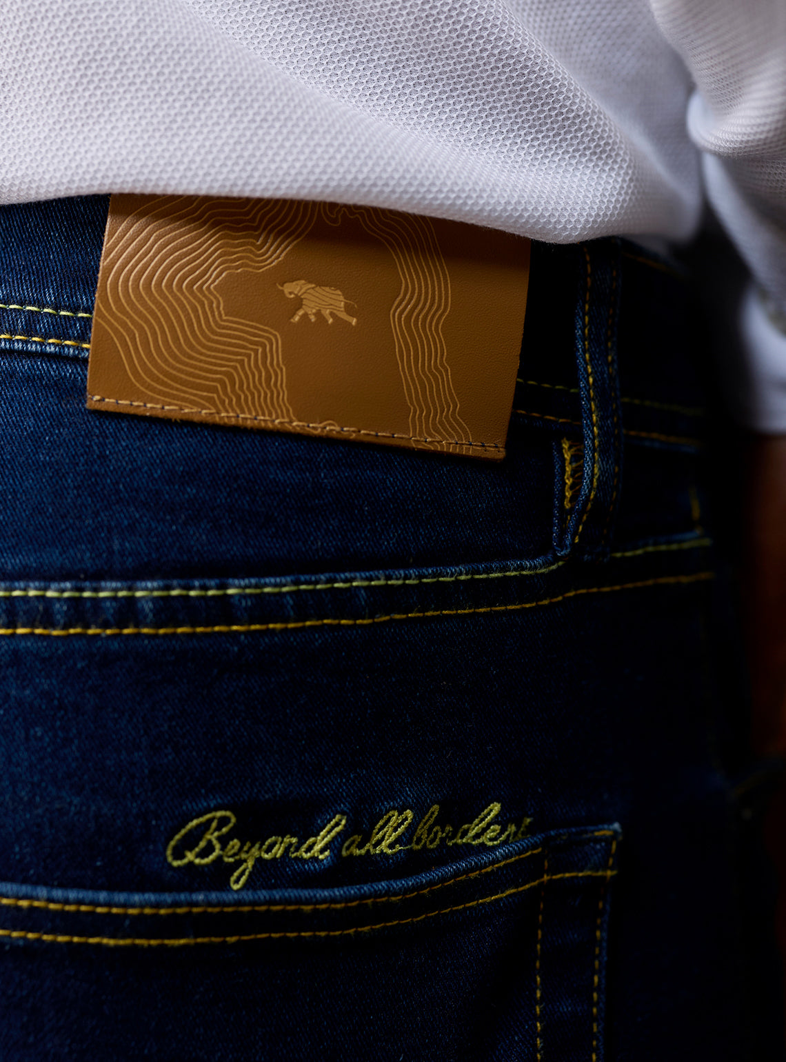 Ink Navy Triblend Denim Jeans