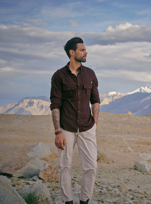 Timber Brown Explorer Cotton Shirt