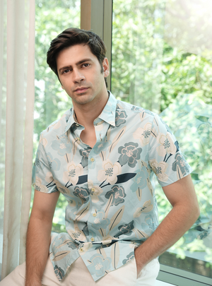 Teal Bloom Shirt