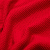 Cinnebar Red Cotton Moss Knit Polo