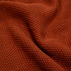 Flame Orange Cotton Moss Knit Polo