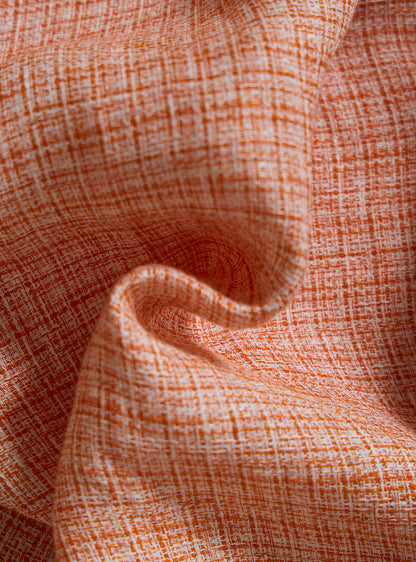 Ember Orange Linen Shirt