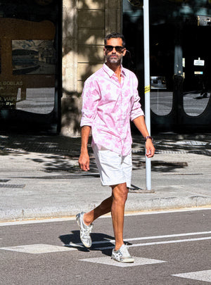 Sakura Cotton Print Shirt