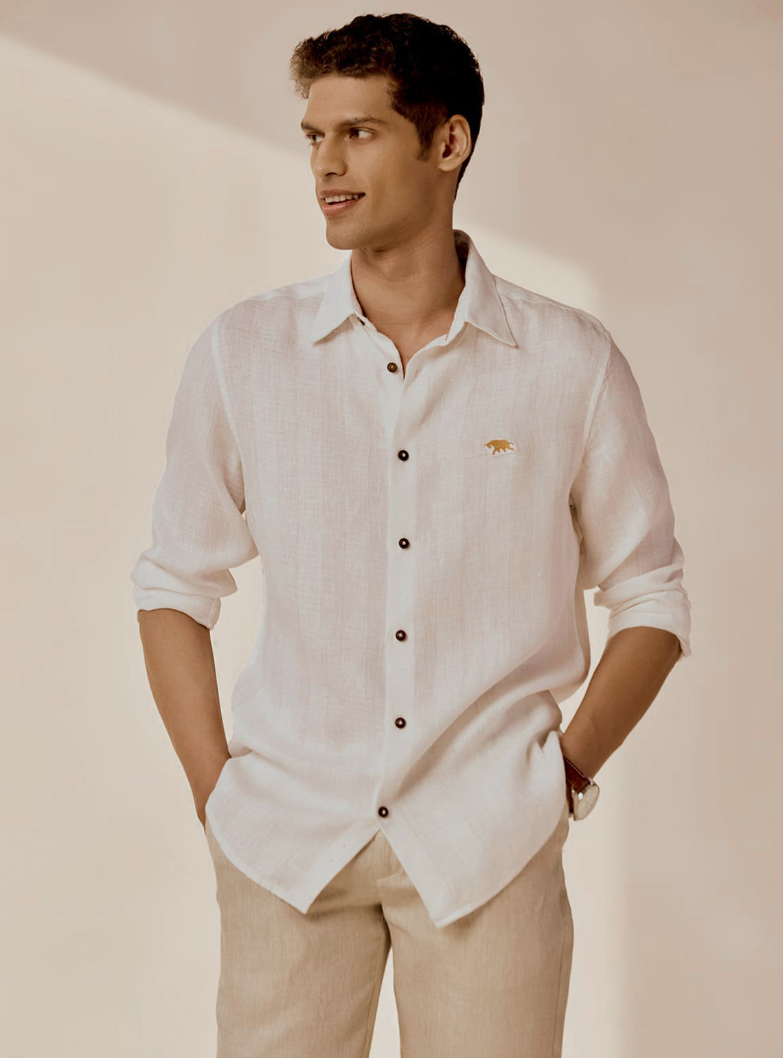 White Tide Linen Shirt