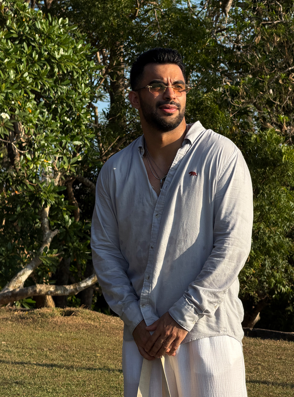 Granite Grey Cotton Twill Shirt