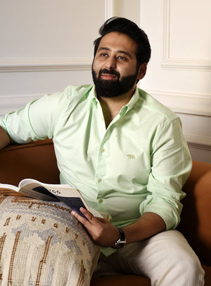 Peridot Oxford Shirt   Full