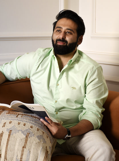 Peridot Oxford Shirt - Full