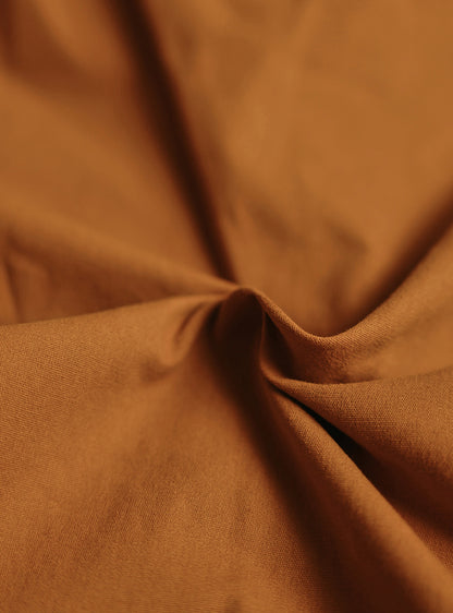 Gold Rust Cotton Canvas Overshirt