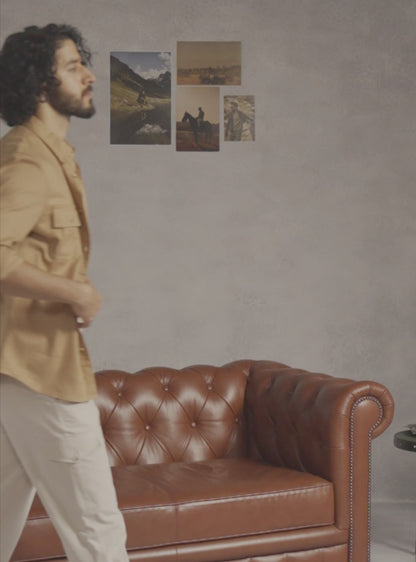 Teak Brown Cotton Balsa Shirt