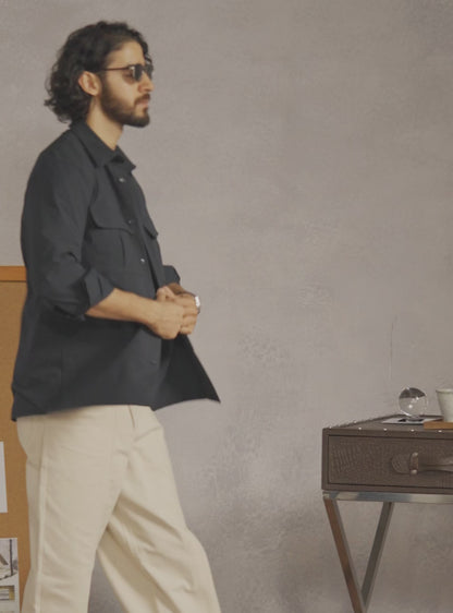 Vulcan Navy Poly Shirt