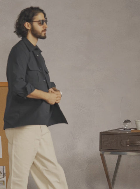 Vulcan Navy Explorer Poly Rich Shirt