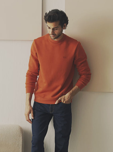 Ember Rust Fleece Sweatshirt