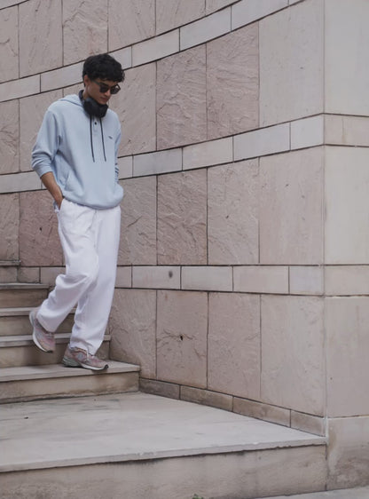 Gull Blue Cotton Triblend Pullover