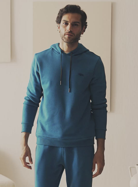 Arctic Blue Fleece Hoodie