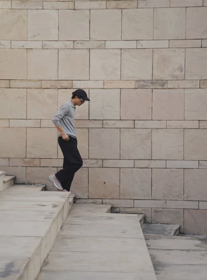 Tapa Grey Cotton Pullover