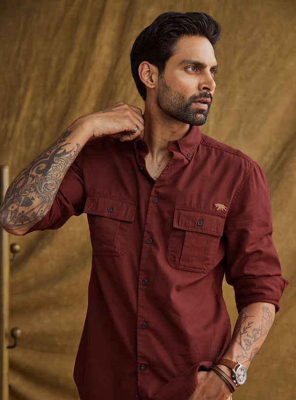 Crimson Hawk Explorer Shirt