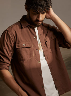Burnt Sienna Explorer Overshirt