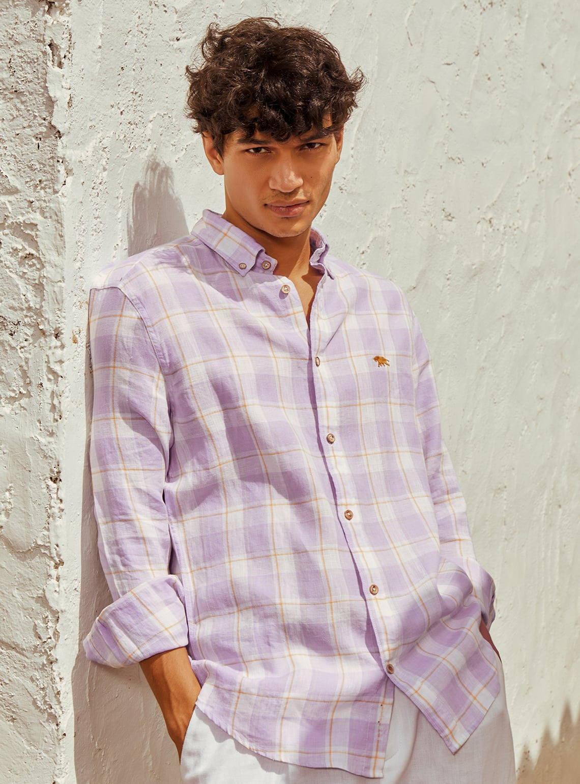 BASE MARK 23AW Check Shirt PURPLE Sサイズ Shop Vulcan Purple Check