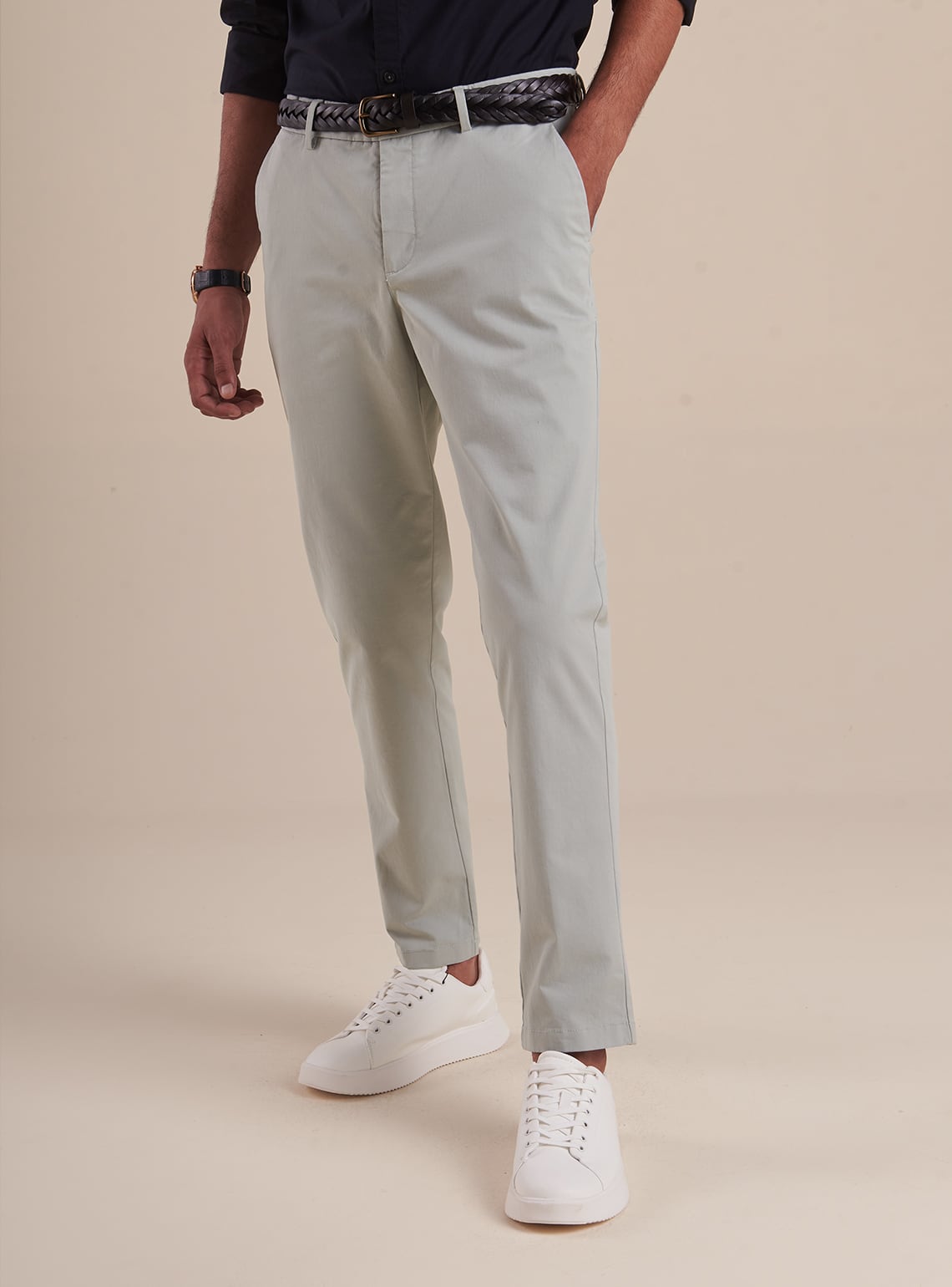 Polo Ralph Lauren Straight Fit Flat Front Stretch Twill Chino Pants |  Dillard's