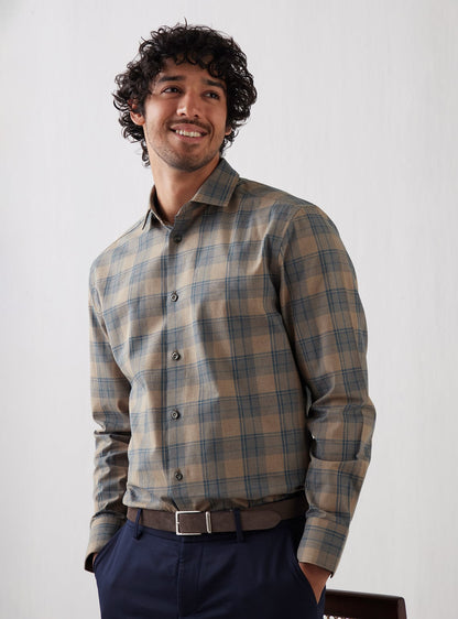 Desert Bison Grid Shirt