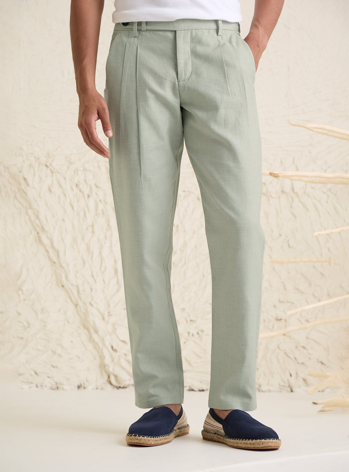 Buy Mens Linen Pants TRUCKEE in White  Mens Trousers  Online in India   Etsy
