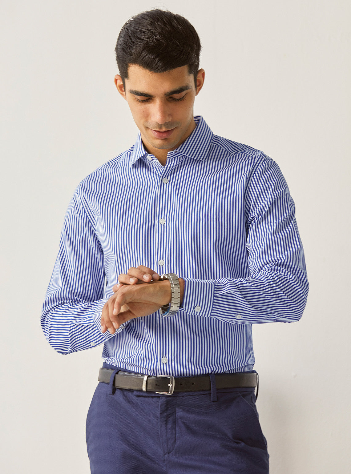 Azure Stripe Shirt