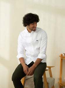 Essential White Sky Mark Shirt