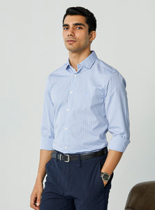 Stone Blue Stripe Shirt